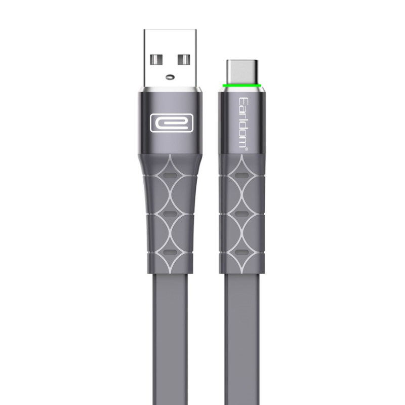 کابل LED دار تبدیل USB به microUSB ارلدام مدل EC-081M