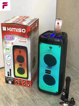 اسپیکر بلوتوثی رقص نوردار قایل حمل مدل KIMISO-QS 4219