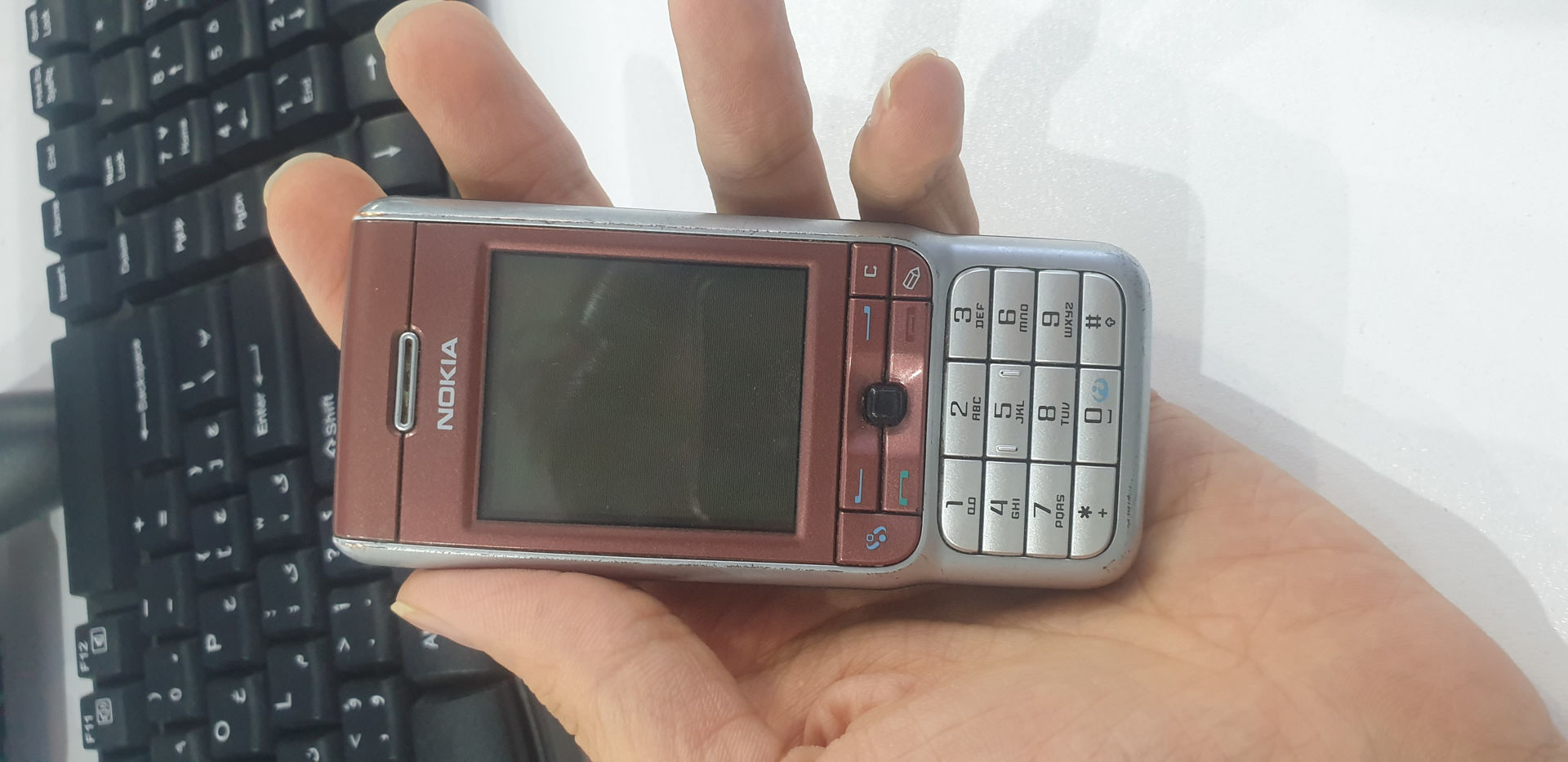 گوشیه ساده نوکیا 3230 زرشکی  / Nokia 3230